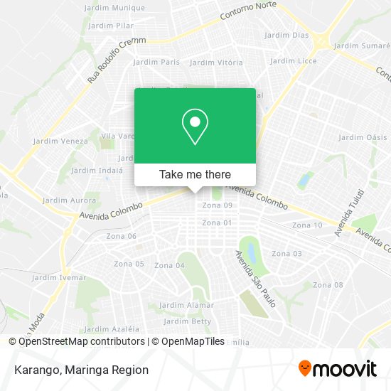 Karango map