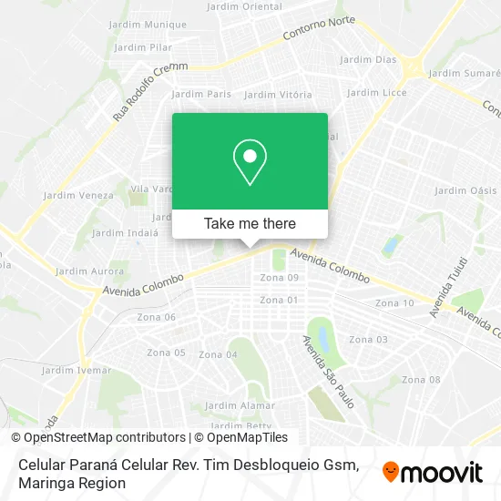 Celular Paraná Celular Rev. Tim Desbloqueio Gsm map