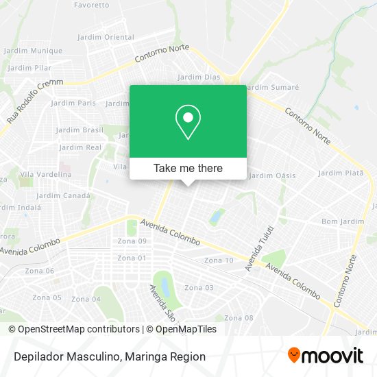 Depilador Masculino map