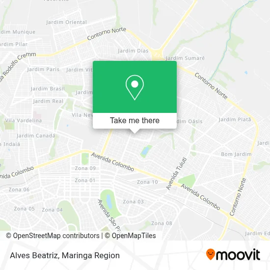 Alves Beatriz map