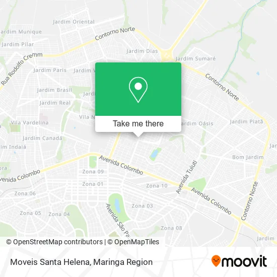 Moveis Santa Helena map