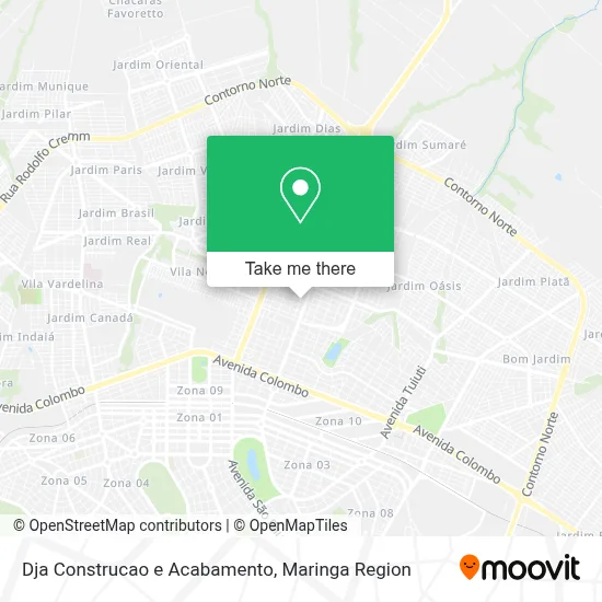 Dja Construcao e Acabamento map