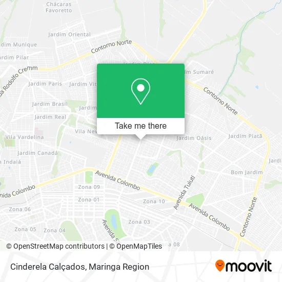 Cinderela Calçados map