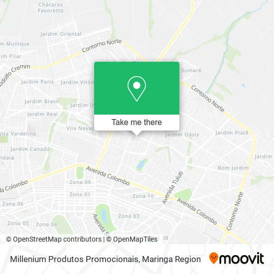 Millenium Produtos Promocionais map