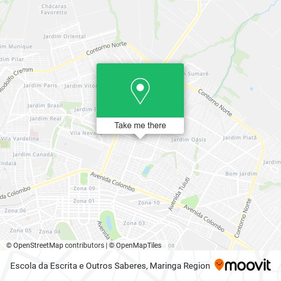 Escola da Escrita e Outros Saberes map