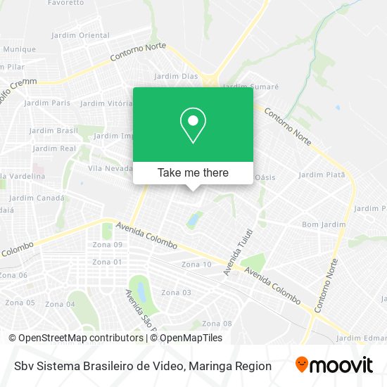 Sbv Sistema Brasileiro de Video map