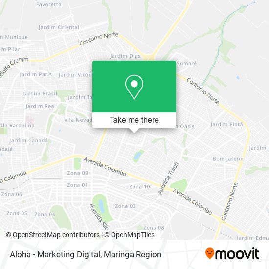 Aloha - Marketing Digital map