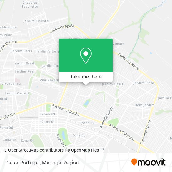 Casa Portugal map