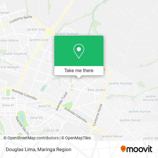 Douglas Lima map