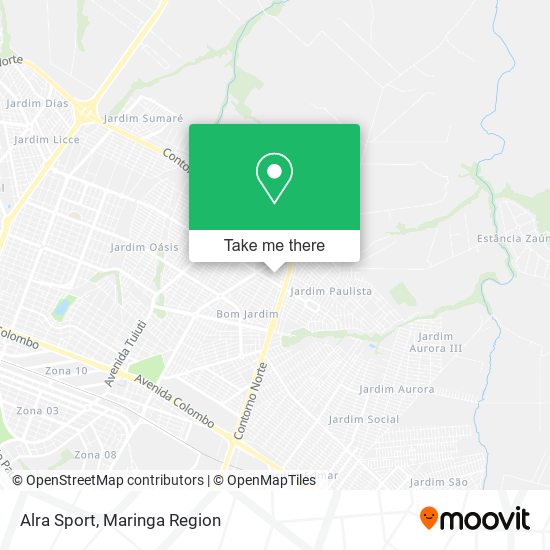 Alra Sport map