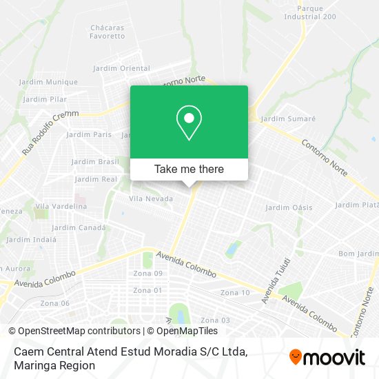 Caem Central Atend Estud Moradia S / C Ltda map