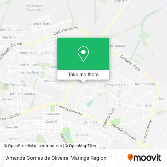 Amanda Gomes de Oliveira map