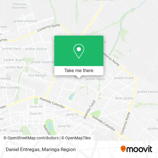 Daniel Entregas map