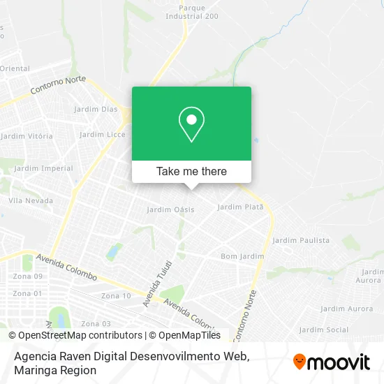 Agencia Raven Digital Desenvovilmento Web map