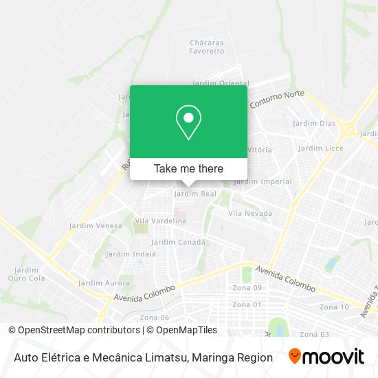 Auto Elétrica e Mecânica Limatsu map