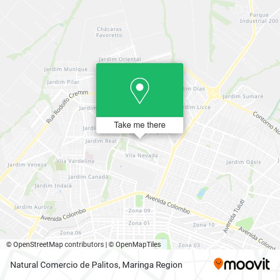 Natural Comercio de Palitos map