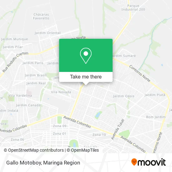 Gallo Motoboy map