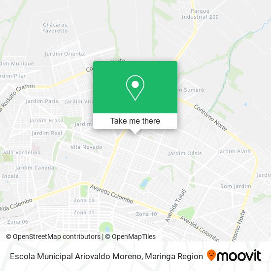 Escola Municipal Ariovaldo Moreno map