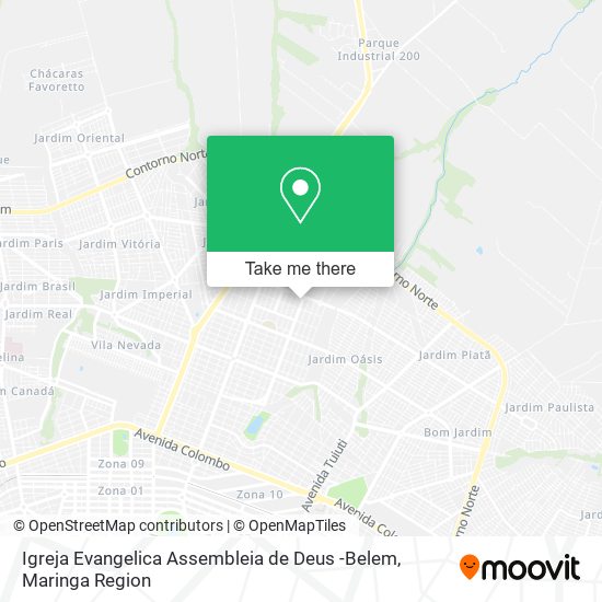 Igreja Evangelica Assembleia de Deus -Belem map