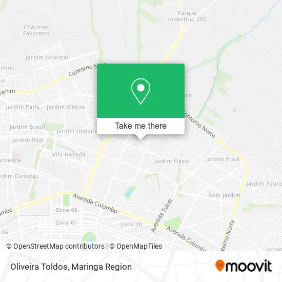Oliveira Toldos map