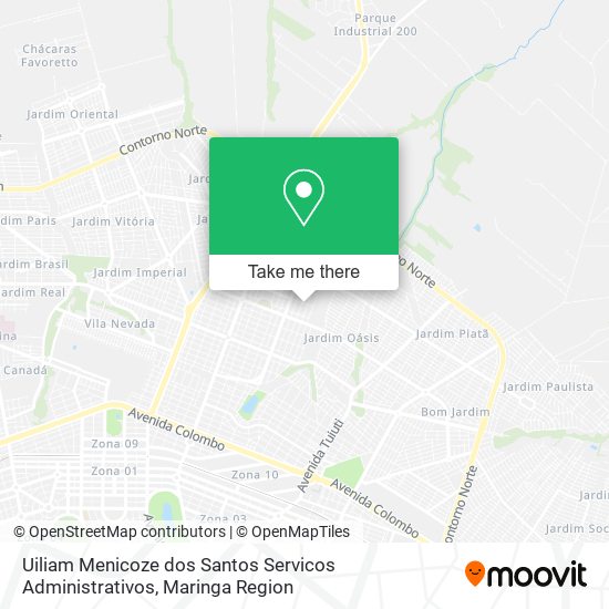 Uiliam Menicoze dos Santos Servicos Administrativos map