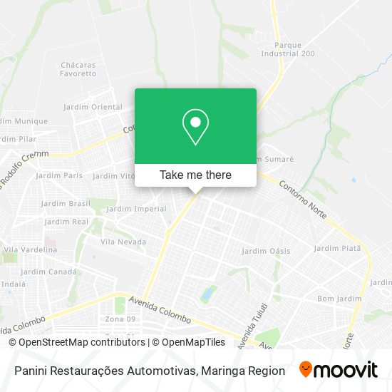 Mapa Panini Restaurações Automotivas