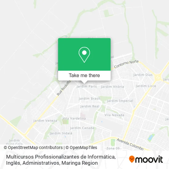 Multicursos Profissionalizantes de Informática, Inglês, Administrativos map