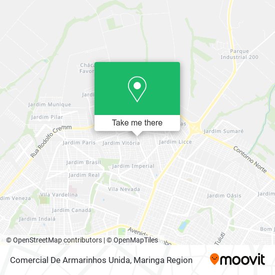 Comercial De Armarinhos Unida map