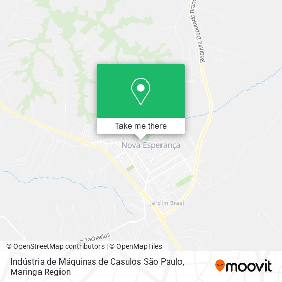 Indústria de Máquinas de Casulos São Paulo map