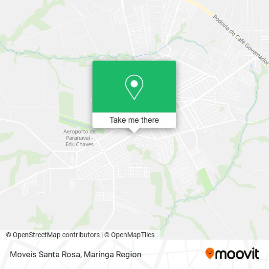 Mapa Moveis Santa Rosa