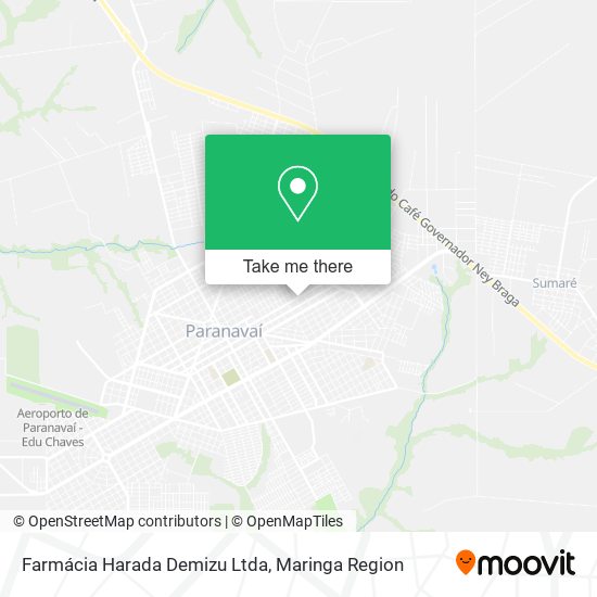 Mapa Farmácia Harada Demizu Ltda