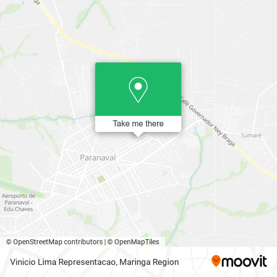 Vinicio Lima Representacao map