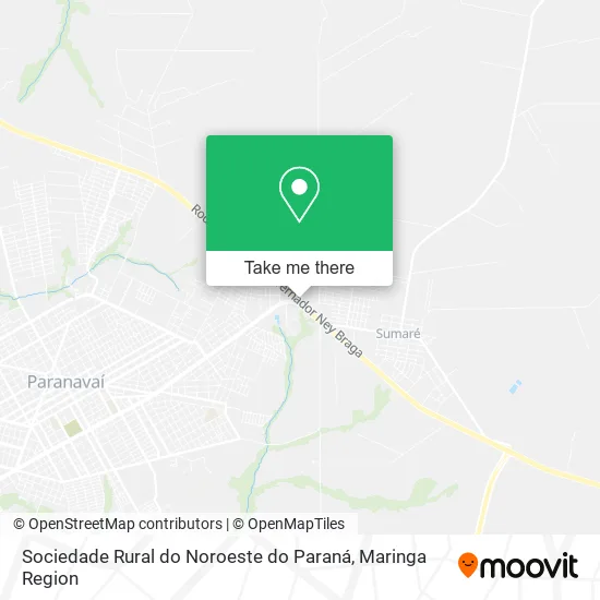 Sociedade Rural do Noroeste do Paraná map