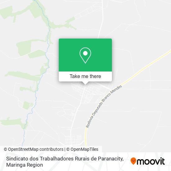 Sindicato dos Trabalhadores Rurais de Paranacity map