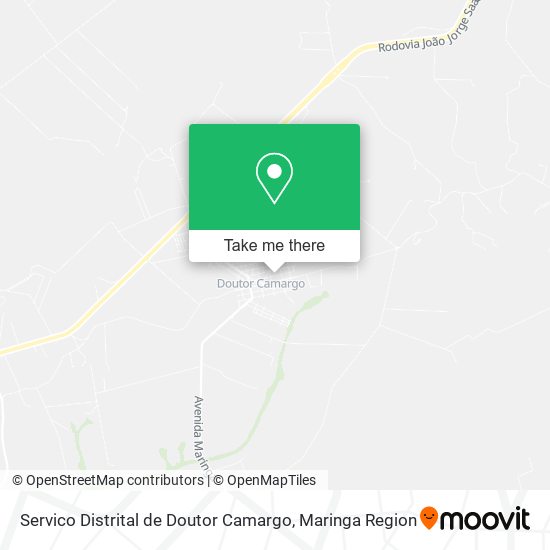 Servico Distrital de Doutor Camargo map