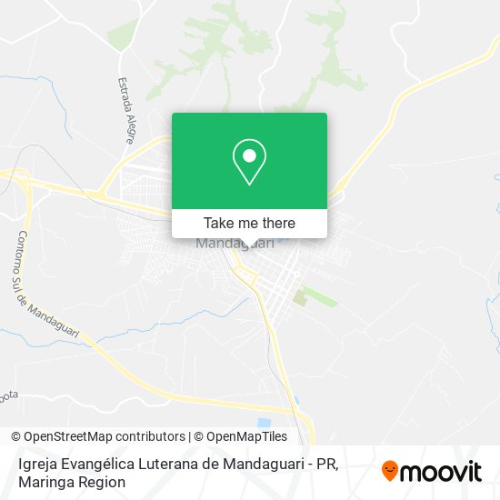 Igreja Evangélica Luterana de Mandaguari - PR map