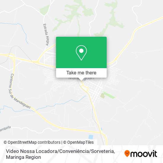 Mapa Video Nossa Locadora / Conveniência / Sorveteria