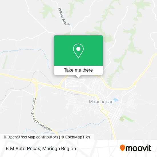 B M Auto Pecas map