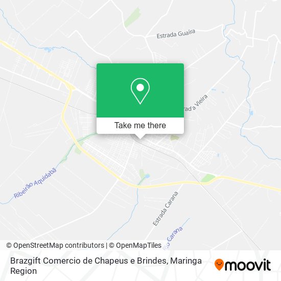 Brazgift Comercio de Chapeus e Brindes map