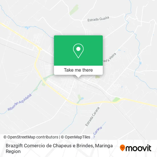 Brazgift Comercio de Chapeus e Brindes map