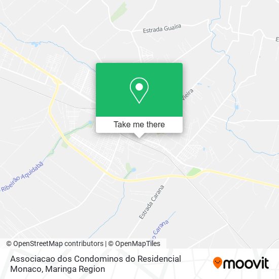 Mapa Associacao dos Condominos do Residencial Monaco