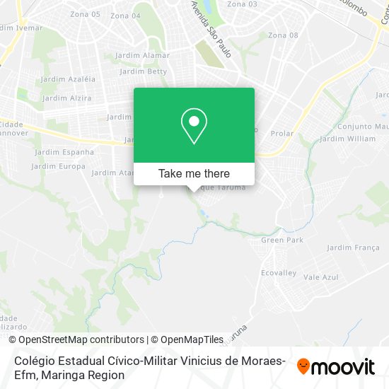 Colégio Estadual Cívico-Militar Vinicius de Moraes-Efm map