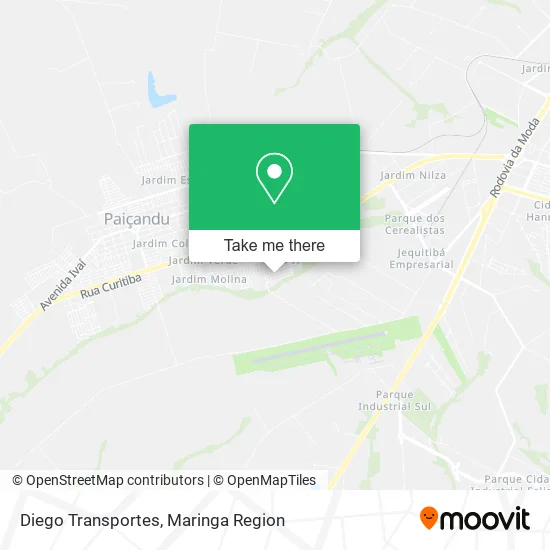 Diego Transportes map