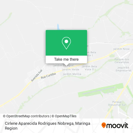Cirlene Aparecida Rodrigues Nobrega map
