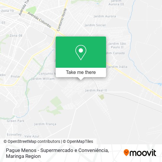 Pague Menos - Supermercado e Conveniência map