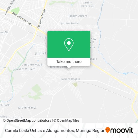 Mapa Camila Leski Unhas e Alongamentos