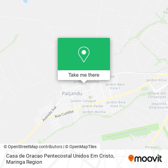 Casa de Oracao Pentecostal Unidos Em Cristo map