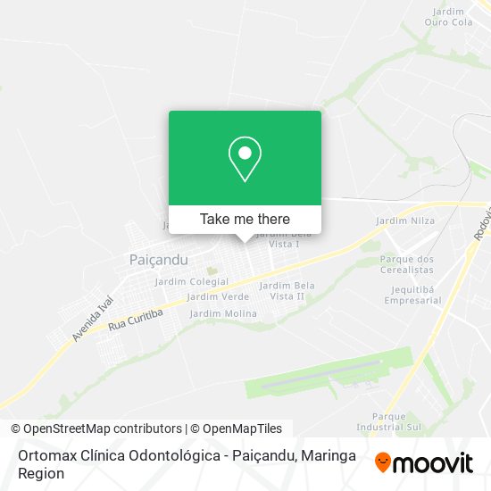 Ortomax Clínica Odontológica - Paiçandu map