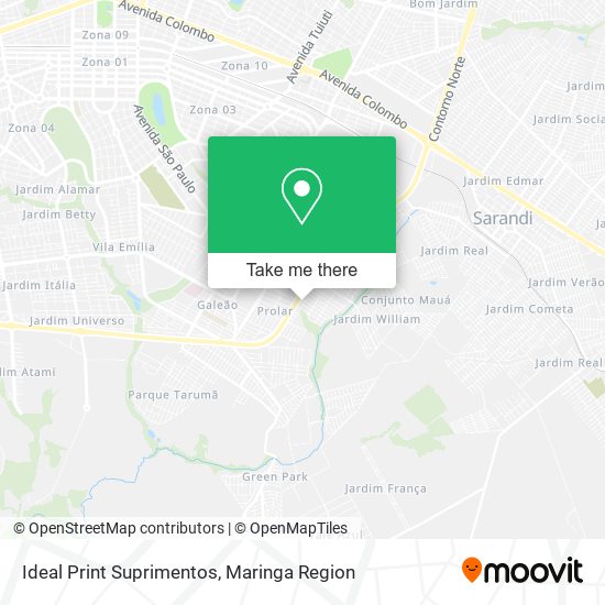 Ideal Print Suprimentos map