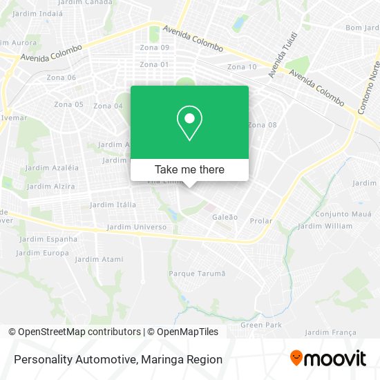 Mapa Personality Automotive